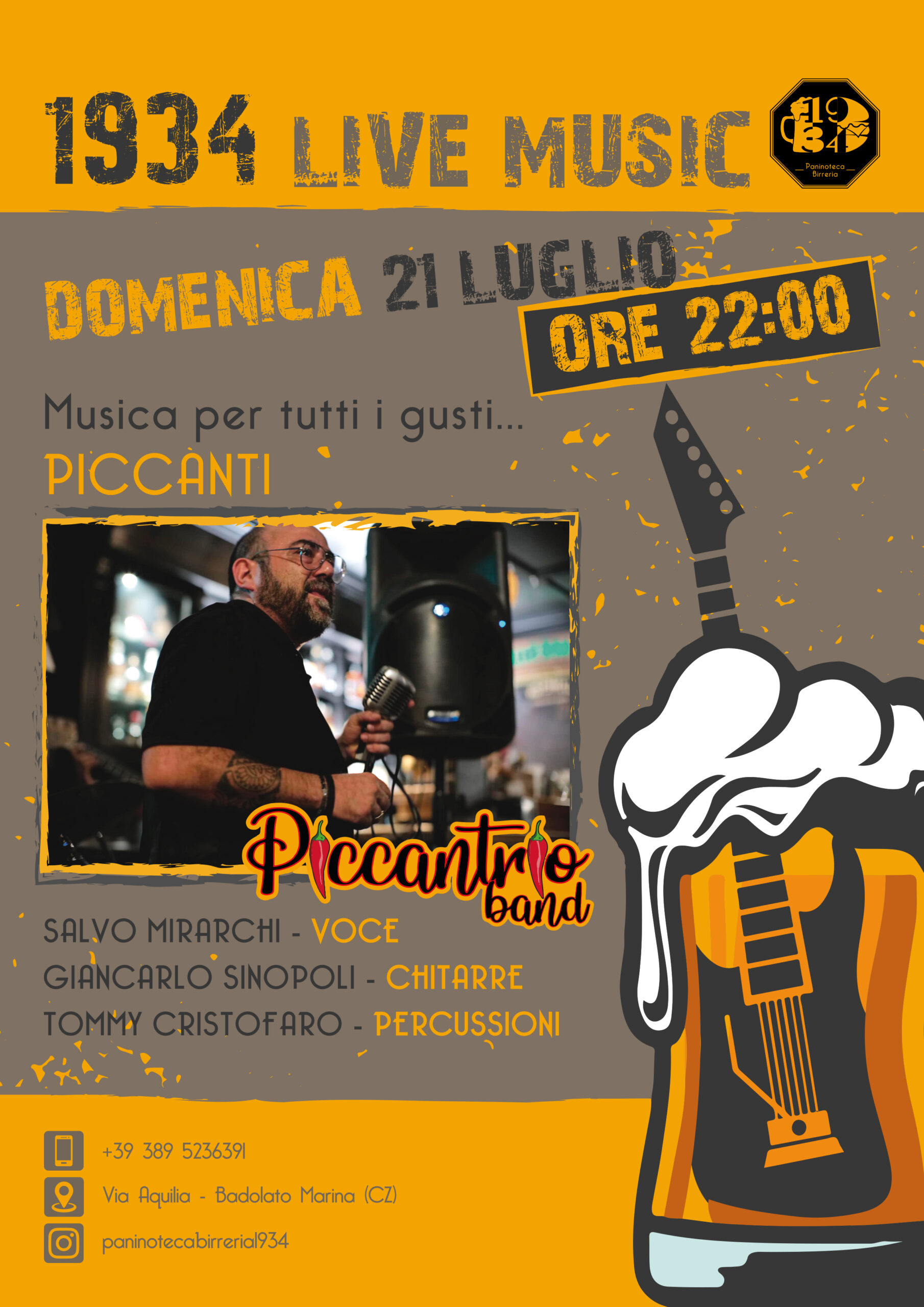 Pub 1934 Piccantrio Band 21 Luglio scaled